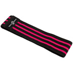 Bandas Planas Set X 3 Sportfitness Elásticas Cerradas Tela Color Rosado-Verde-Azul