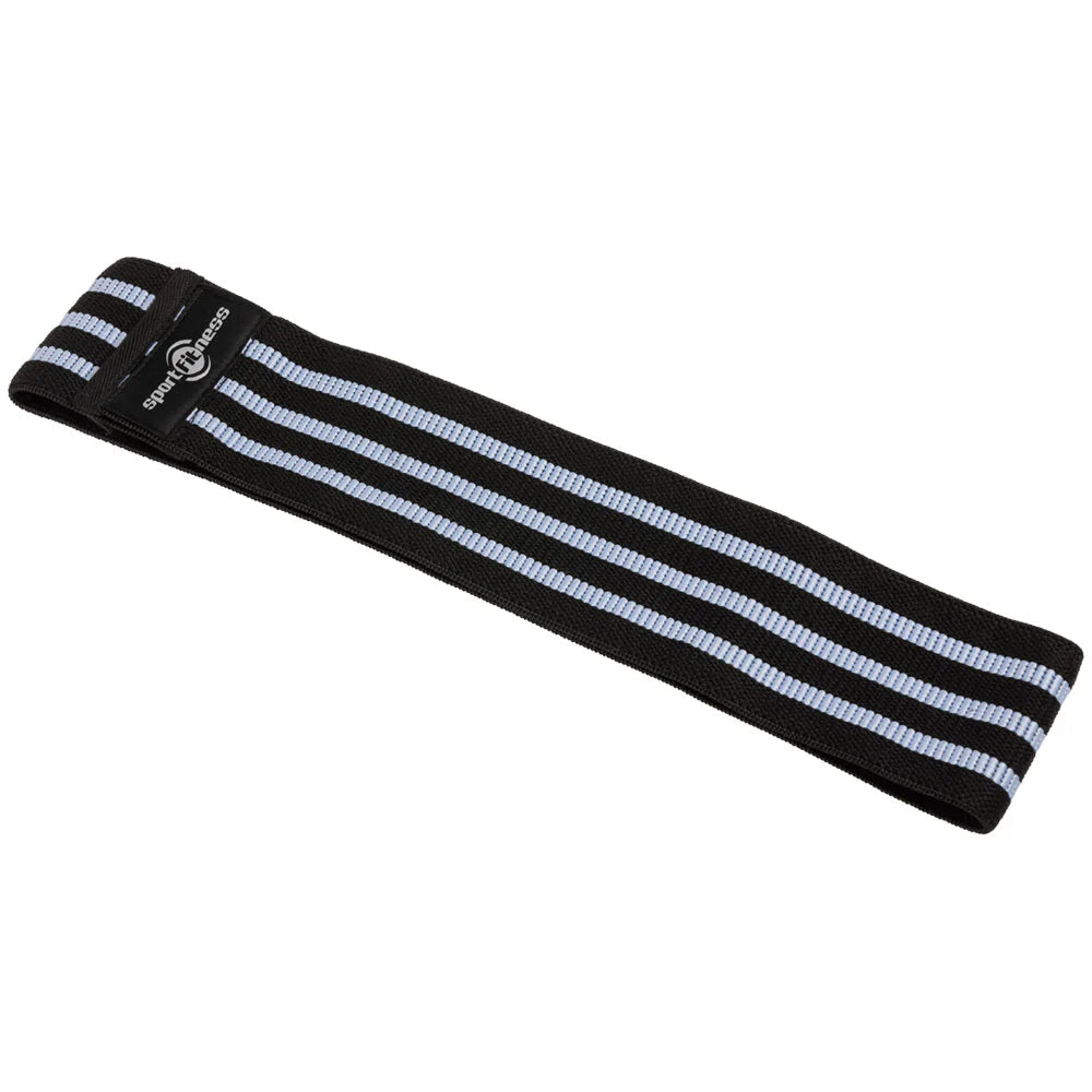 Bandas Planas Set X 3 Sportfitness Elásticas Cerradas Tela Color Rosado-Verde-Azul