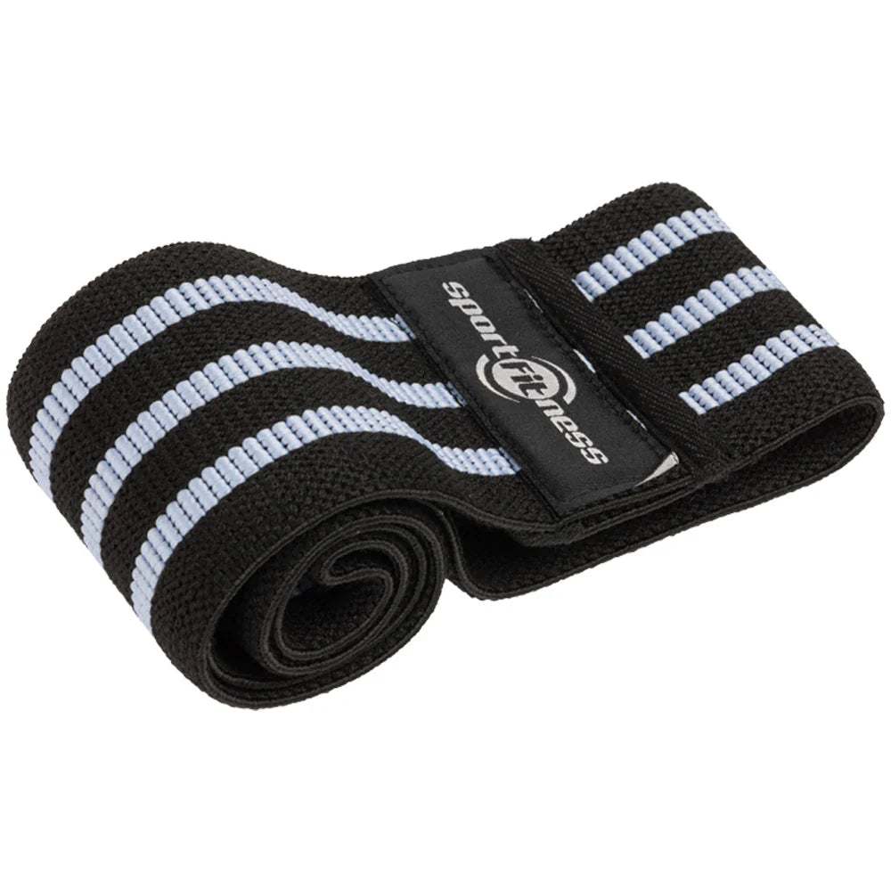 Bandas Planas Set X 3 Sportfitness Elásticas Cerradas Tela Color Rosado-Verde-Azul
