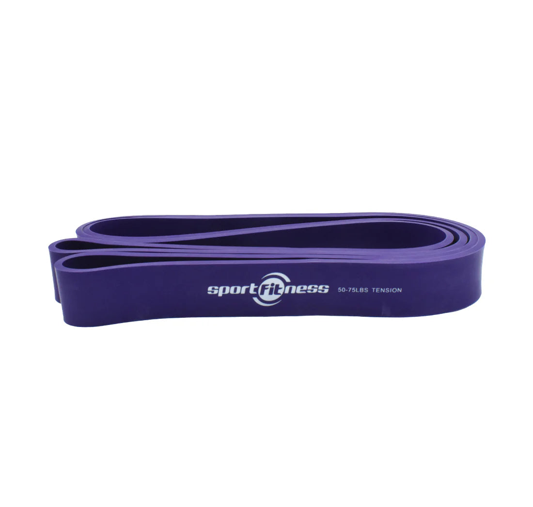 Banda Poder Morada Elastica Sportfitness 2000*32*4.5MM