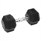Pesas Mancuernas Hexagonal Set 3 Par 29 Kg + Rack Piramidal