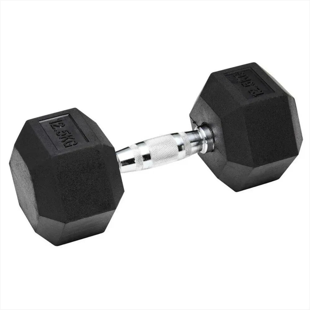 Pesas Mancuernas Hexagonal Set 3 Par 29 Kg + Rack Piramidal