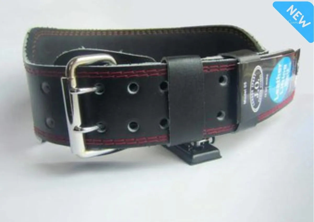 Cinturon Para Pesas Gimnasio Gym En Cuero Mujer/hombre