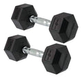 Pesas Mancuernas Hexagonales Sportfitness 2x5 Kl Encauchadas