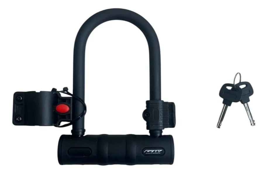 Candado Gw De Seguridad U Lock Para Bicicleta Y Moto Acero