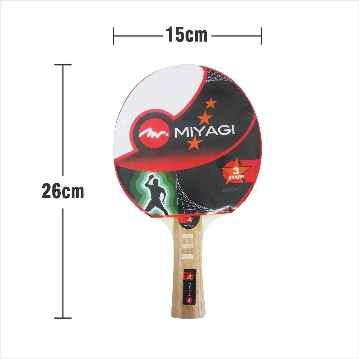 Raqueta De Ping Pong Miyagi 3 Estrellas
