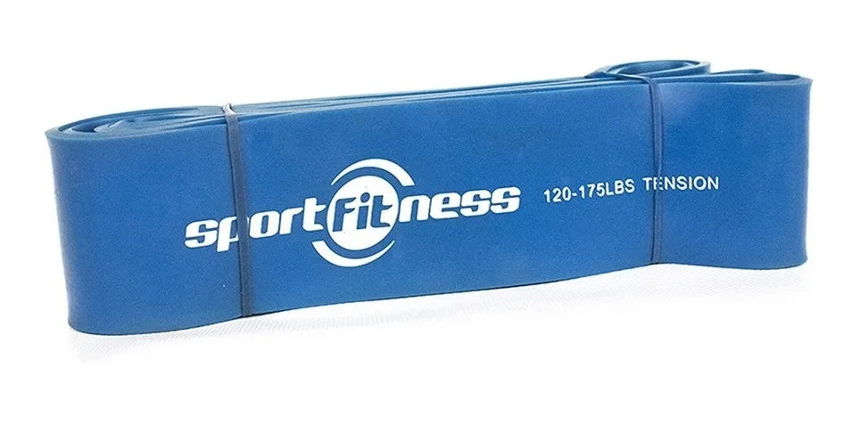 Banda Poder Azul Elastica Sportfitness 2000*65*4.5MM