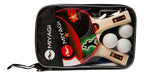 Set Tenis De Mesa Miyagi 90201 De 2 Raquetas, Paral Y Bolas