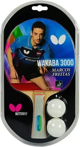 Raqueta Butterfly Wakaba 3000 + 2 Bolas