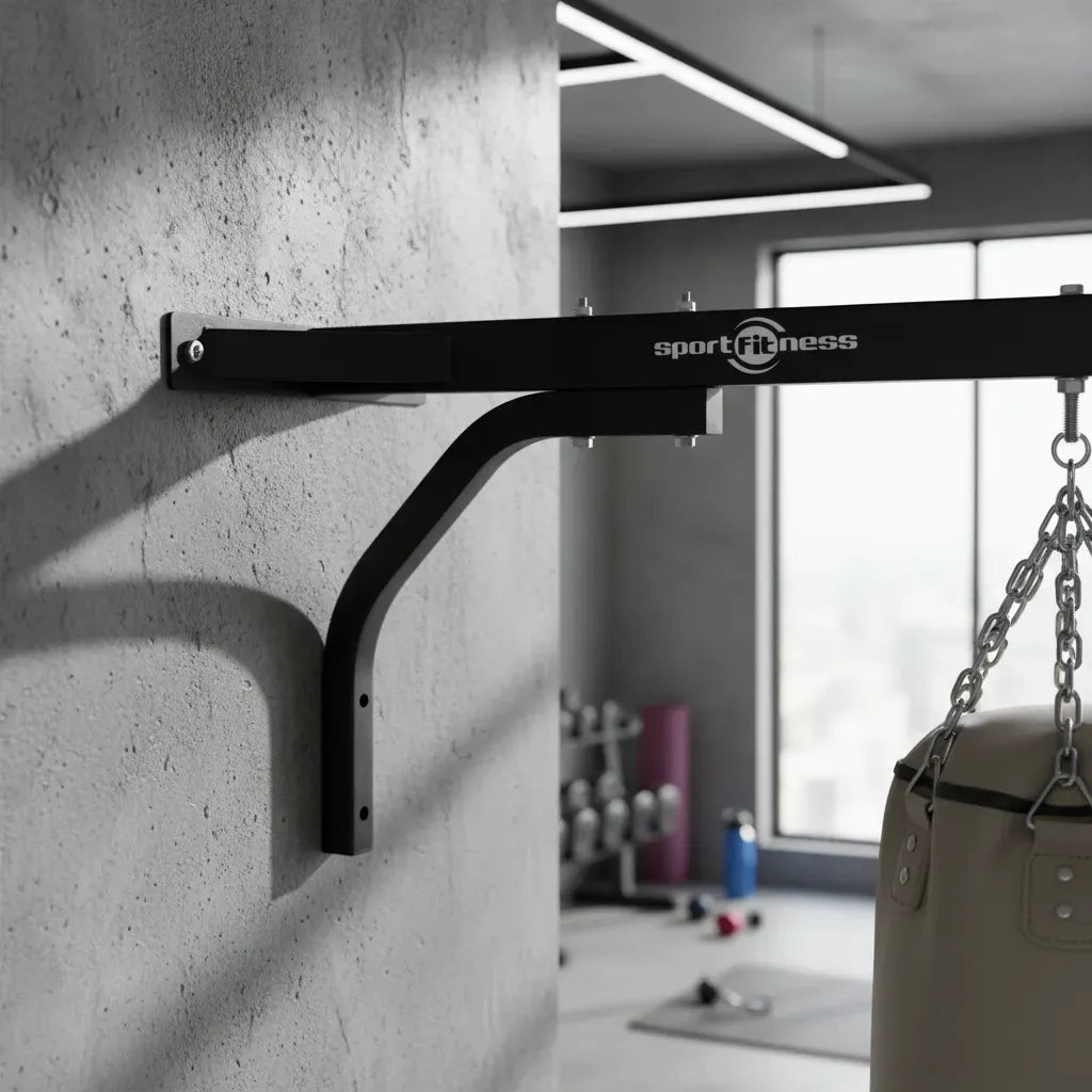 Soporte De Pared Para Saco O Bolsa De Boxeo Lot Fitness Gym Negro