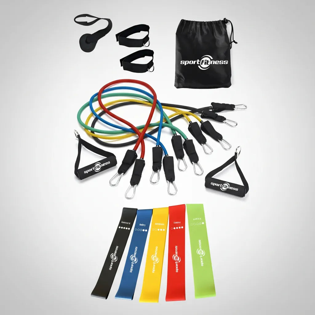 Kit De Bandas De Resistencia Bandas Tubulares Set Ejercicio