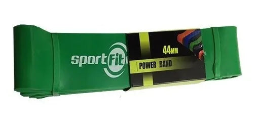 Banda Poder Verde Elastica Sportfitness 100/120lb Tensión