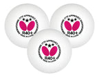 Pelotas Profesionales Butterfly Tenis de Mesa 3 Estrellas A40+ ITTF Aprobadas