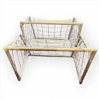 Mini Canchas De Fútbol/ Banquitas (2pcs) Metalicas