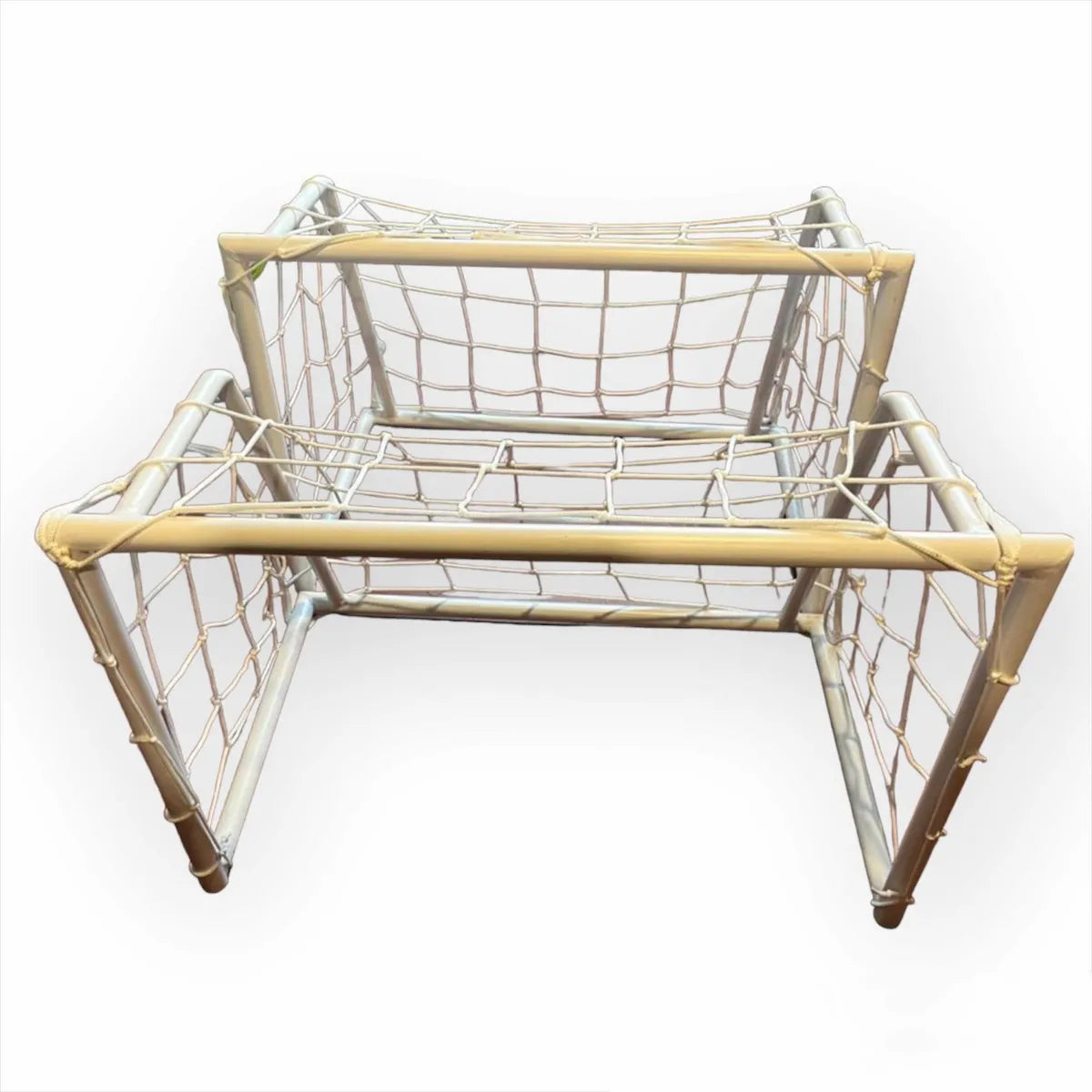 Mini Canchas De Fútbol/ Banquitas (2pcs) Metalicas