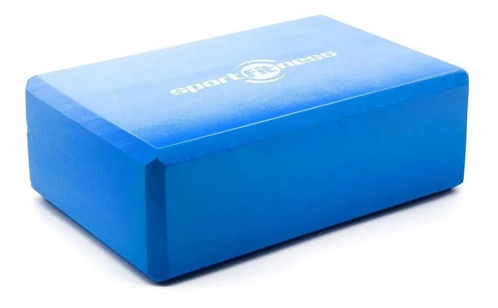 Cubo Bloque Para Yoga Sportfitness Pilates Ladrillo de Espuma 22x15x7 cm