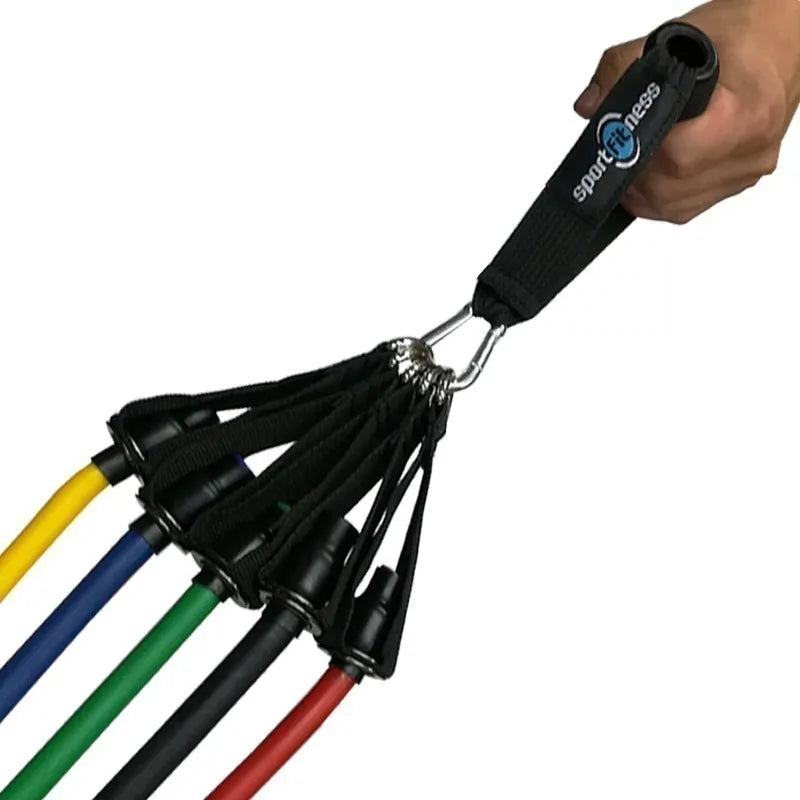Bandas Elasticas Kit Teratubos Sportfitness Set X5 Ejercicio
