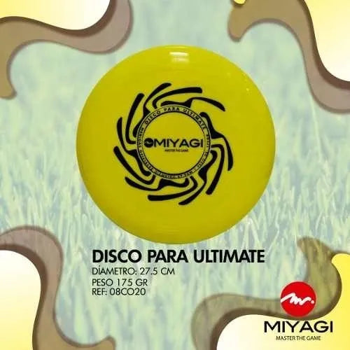 Frisbee Ultimate Profesional Miyagi 175g – Disco Volador Oficial para Ultimate Frisbee