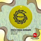 Frisbee Ultimate Profesional Miyagi 175g – Disco Volador Oficial para Ultimate Frisbee
