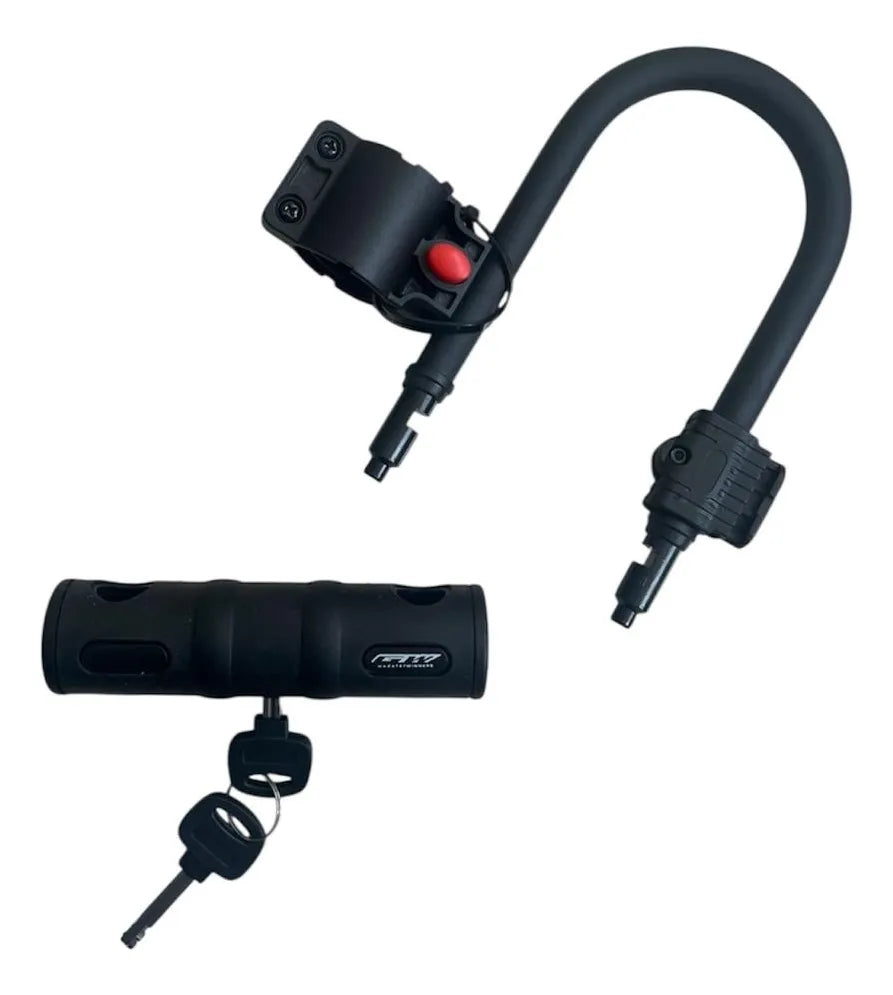 Candado Gw De Seguridad U Lock Para Bicicleta Y Moto Acero
