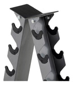 Pesas Mancuernas Hexagonal Set 6 Par + Rack Piramidal