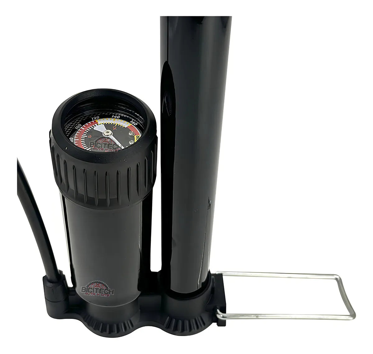 Inflador Bomba De Piso Gw Manómetro 160 Psi Doble Válvula Ruta Mtb