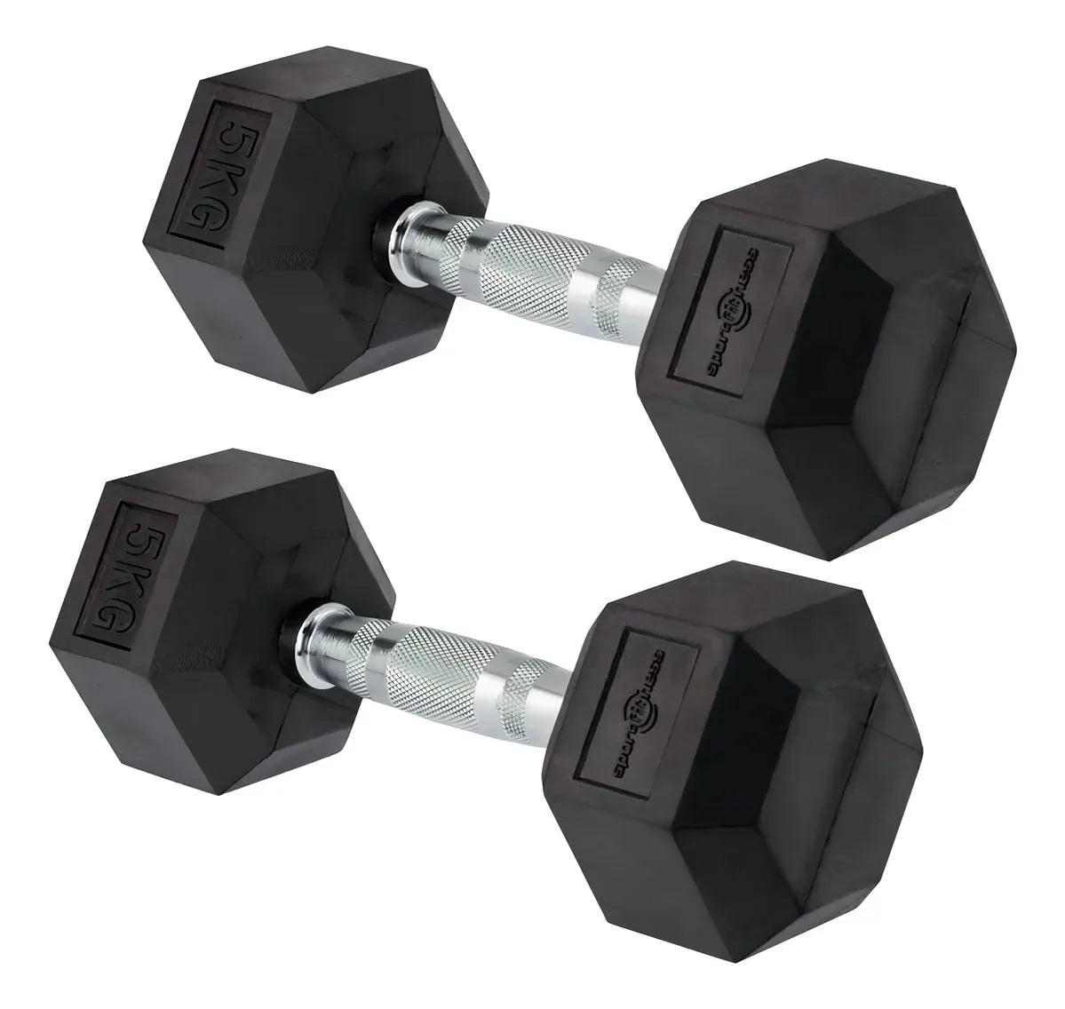 Pesas Mancuernas Hexagonal Set 3 Par 29 Kg + Rack Piramidal