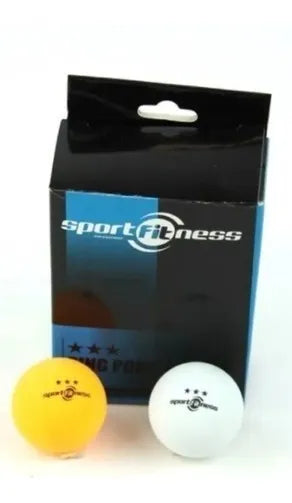 Pelotas Para Ping Pong Sport Fitness 40 Mm 3 Estrellas