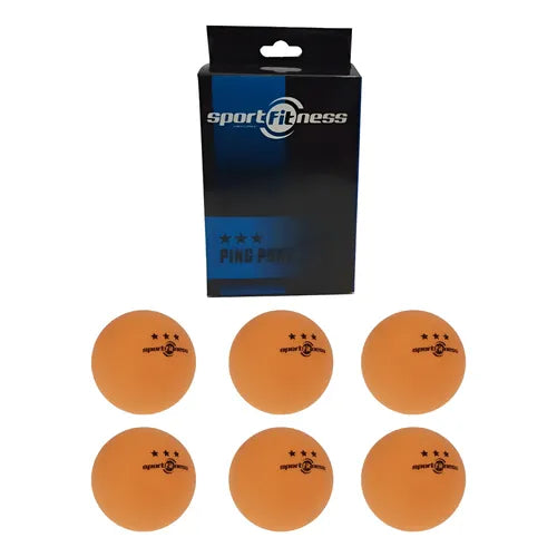 Pelotas Para Ping Pong Sport Fitness 40 Mm 3 Estrellas