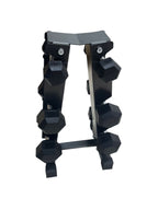 Pesas Mancuernas Hexagonal Set 3 Par 29 Kg + Rack Piramidal