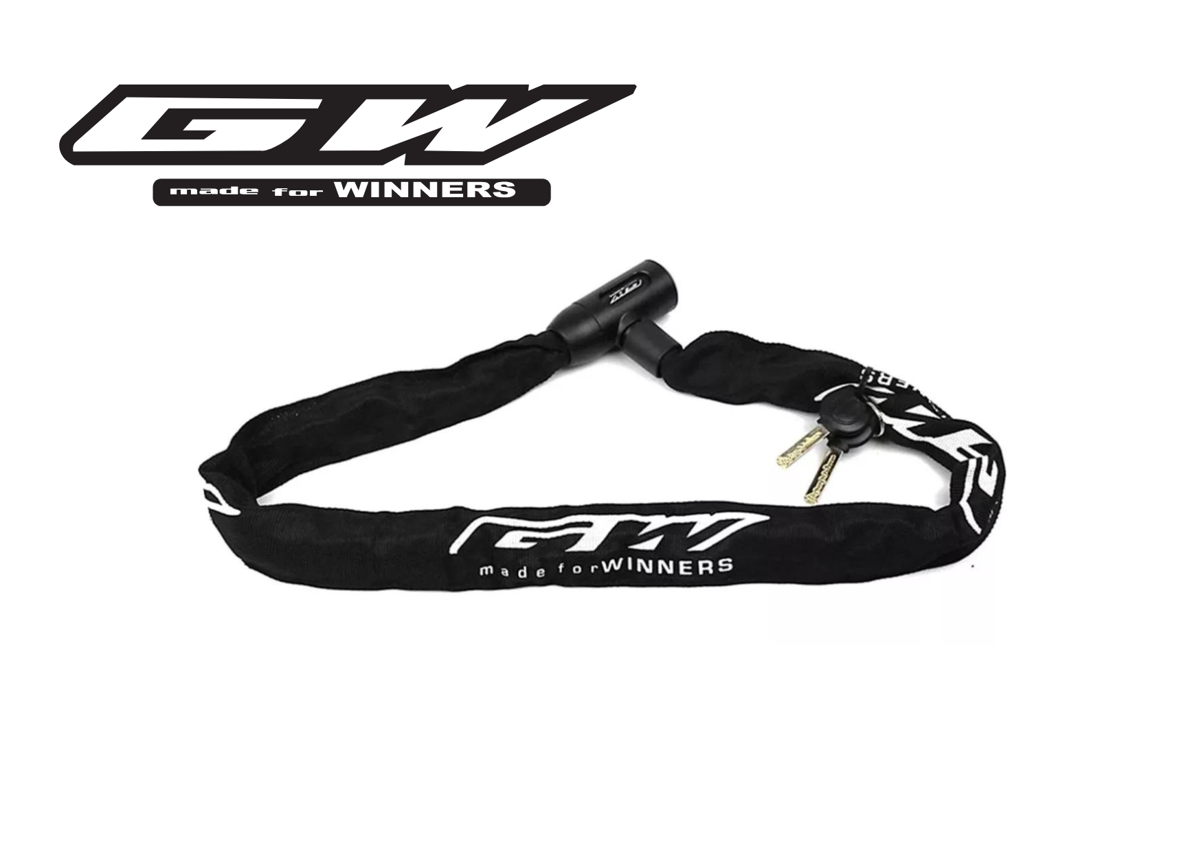 Candado GW Cadena Seguridad Para Bicicleta Color Negro
