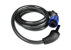 Candado Para Bicicleta De Clave Gw Guaya 150 Cm Color Negro