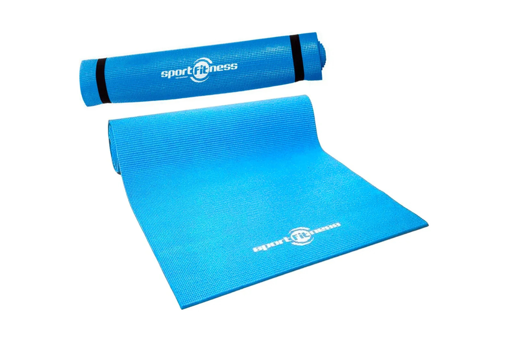 Colchoneta Yoga Pilates Sportfitness 6 mm Antideslizante PVC 173 x 61 cm