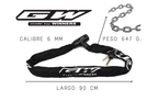 Candado GW Cadena Seguridad Para Bicicleta Color Negro