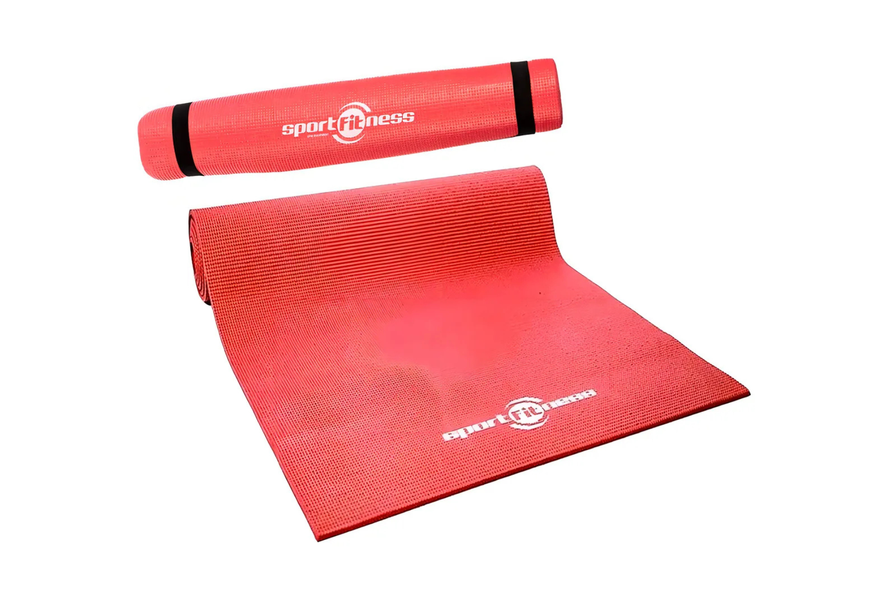 Colchoneta Yoga Pilates Sportfitness 6 mm Antideslizante PVC 173 x 61 cm