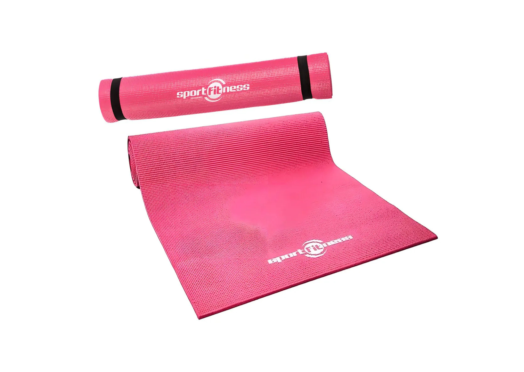 Colchoneta Yoga Pilates Sportfitness 6 mm Antideslizante PVC 173 x 61 cm