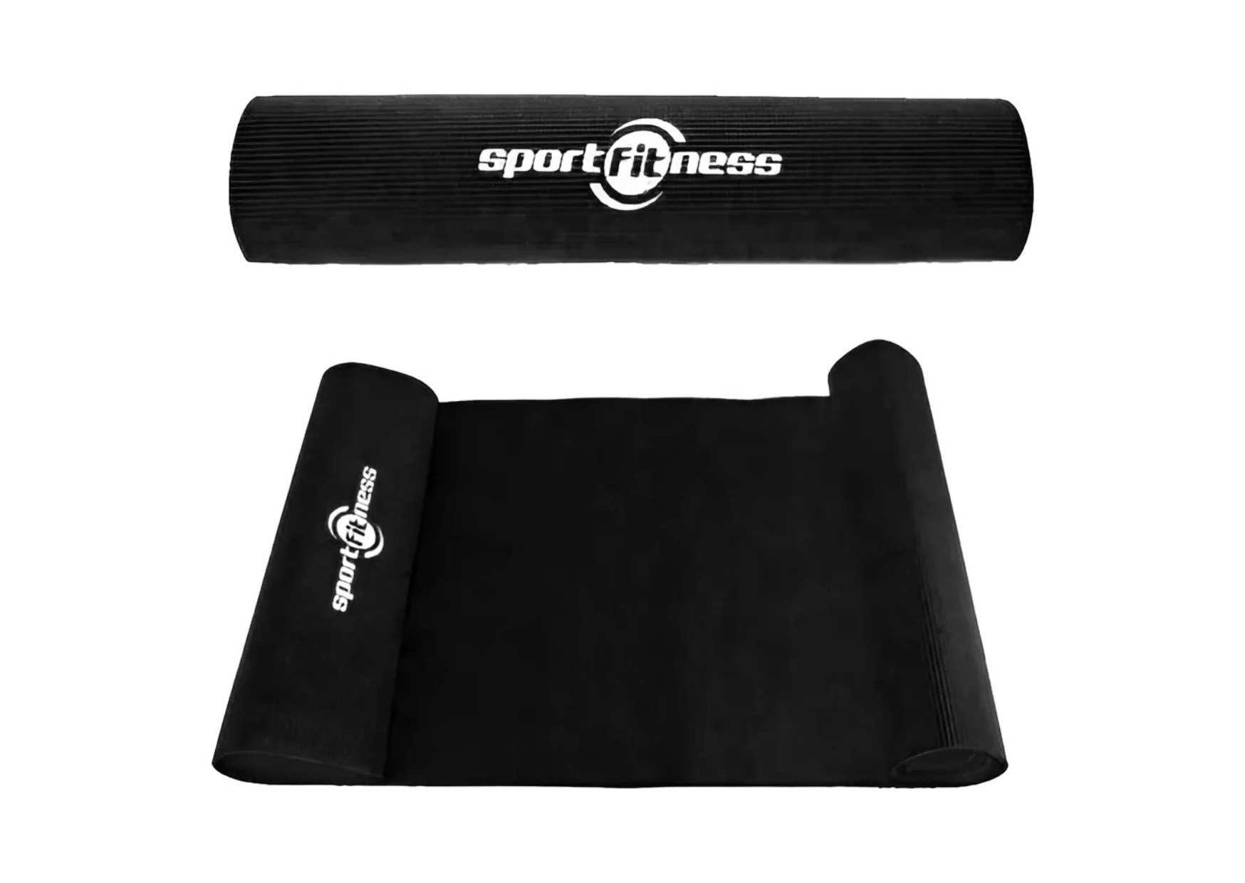 Colchoneta Yoga Pilates Sportfitness 6 mm Antideslizante PVC 173 x 61 cm