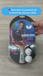 Raqueta Butterfly Wakaba 3000 + 2 Bolas